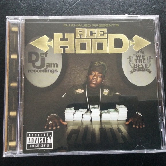 DJ Khaled Presents Gutta by Ace Hood CD 2008 USA Explicit - Picture 1 of 7